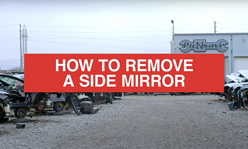How to Remove a Side Mirror